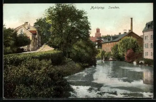 AK Nyköping, Ortspartie am Fluss