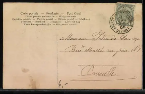 AK 75ième Anniversaire de l`Indépendance Belge 1905, Fürsten von Belgien