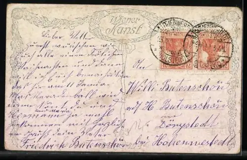 Künstler-AK C. Pippich: Leute beim Kegeln auf der Naturbahn