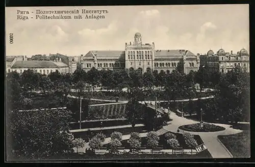 AK Riga, Politechnikum mit Anlagen