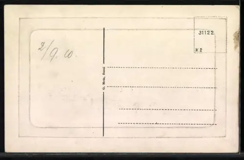 AK Bruggen bei St. Gallen, Sitterviadukte mit Säntisgebirge, Passepartout