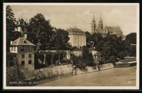 AK Basel, Münster mit Pfalz