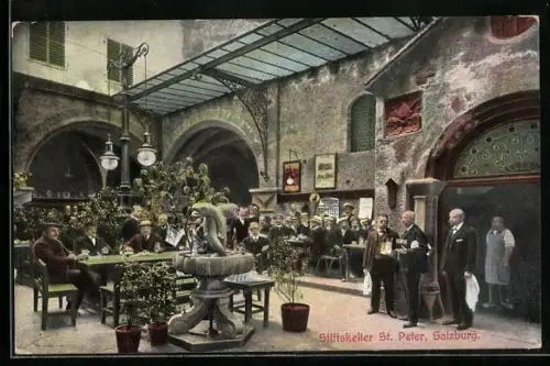 AK Salzburg, Gäste im Stiftskeller St. Peter