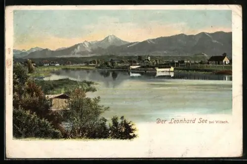 AK Villach, Blick über den Leonhard See