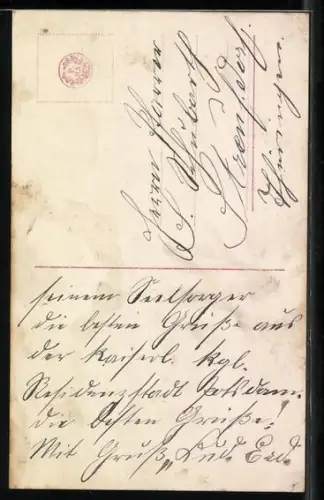 AK Die Kaiserenkel am Denkmal der Königin Luise von Preussen