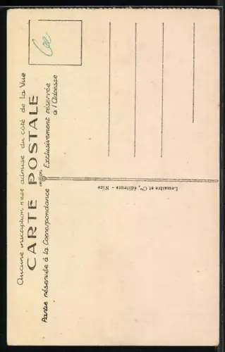 AK Le Touet-de-Beuil, maisons dans les falaises