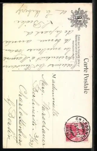 Künstler-AK Geneve, Le Cortege du 1er Juin 1814 vient d`entrer par la porte de Rive