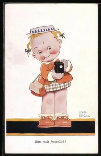 Künstler-AK Mabel Lucie Attwell: Now Then, Look Cherry!