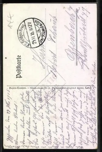 Künstler-AK Emil Beithan: Jungsoldat verabschiedet sich von seiner Frau