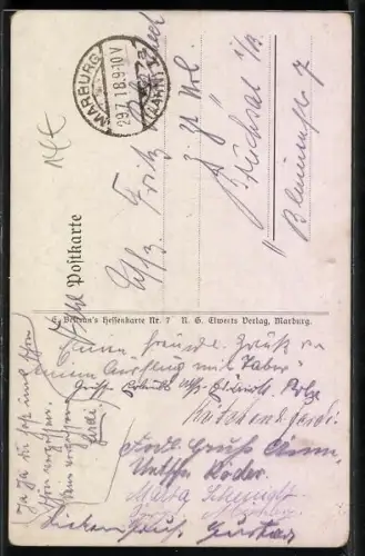 Künstler-AK Emil Beithan: Kleines Mädchen in Tracht strickt Strümpfe