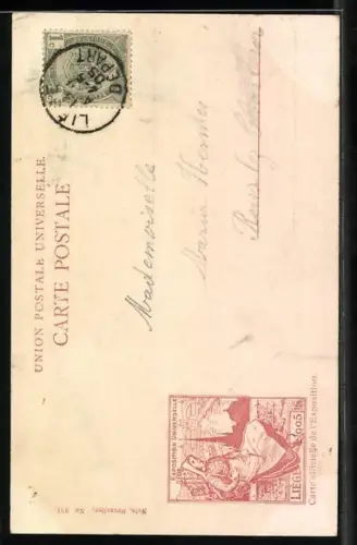 AK Liège, Exposition universelle 1905, Ausstellung-Palais de l`Art ancien