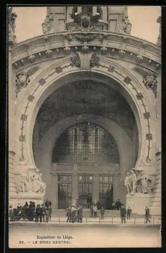 AK Liége, Exposition, Le Dome Central, Ausstellung