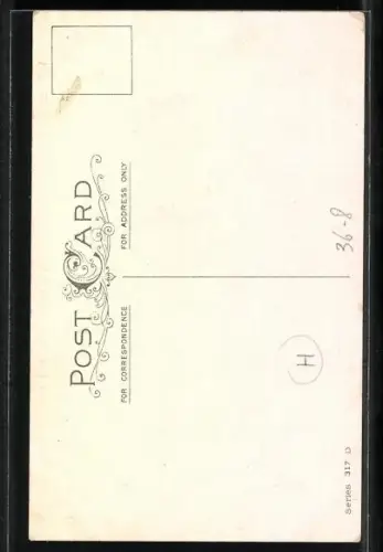 AK He shall be called The Son of the Highest, Luke I:32, Maria mit Jesuskind, Sinnspruch