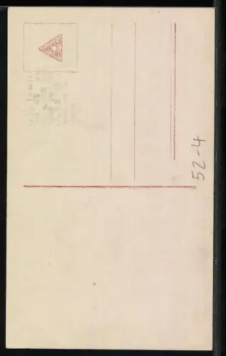 AK Liebe, Junge Frau sitzt am Ufer, Allegorie