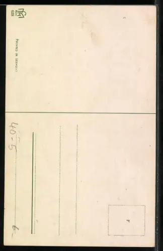 AK Fräulein Hulda weht der Rock hoch, Neujahrsgruss, Erotik