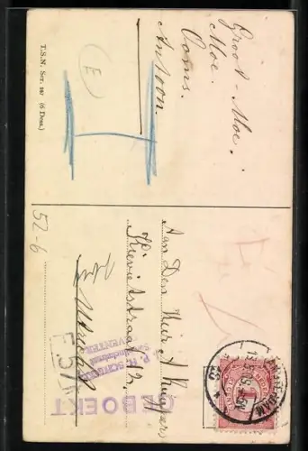 AK Blonder Knabe lacht