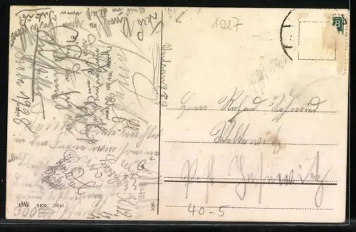 AK Mann singt für Frau ein Lied, Scherz