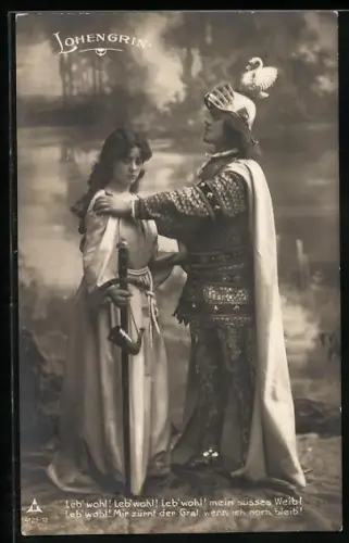 AK Lohengrin verabschiedet sich von seiner Frau
