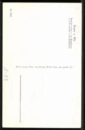 AK Bonn a. Rh., Beethovenhaus in der Bonngasse, Portrait