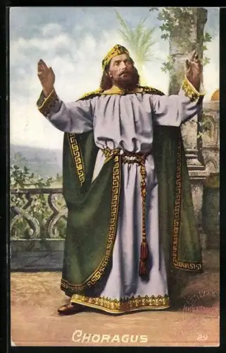 AK Choragus, The conductor of the chorus, Religion