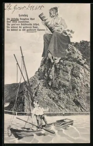 AK Loreley erschreckt einen Segler