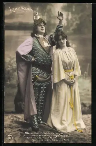 AK Parsival, Lohengrin, Nie sollst du mich befragen...