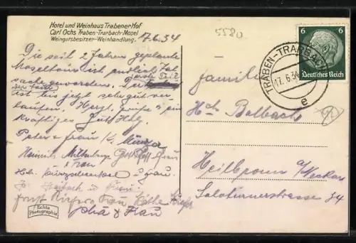 AK Traben-Trarbach, Totalansicht