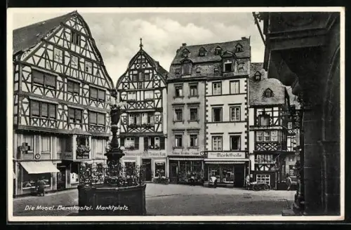 AK Bernkastel /Mosel, Marktplatz