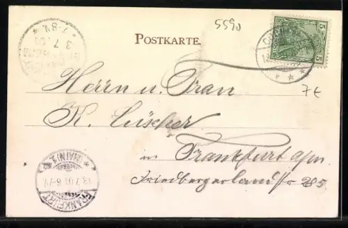 AK Cochem a. d. Mosel, Stadtansicht mit Reichsburg und Moselufer