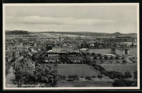 AK Wittlich, Gesamtansicht aus der Vogelschau