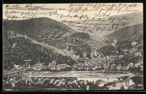 AK Traben-Trarbach a. Mosel, Gesamtansicht der Stadt