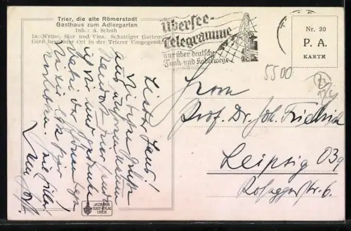 AK Trier, Hauptmarkt mit Marktgeschehen