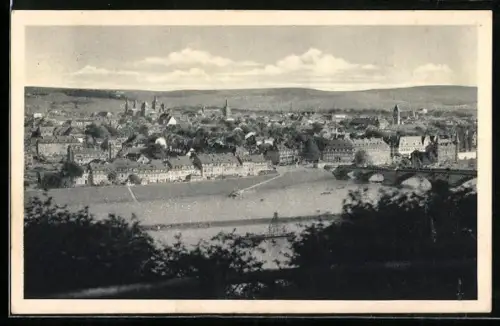 AK Trier, Totalansicht aus der Vogelschau