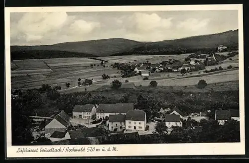 AK Deuselbach /Hochwald, Gesamtansicht aus der Vogelschau