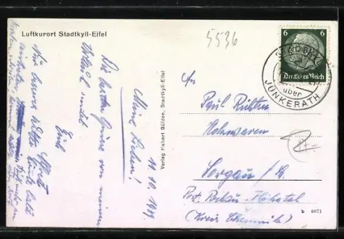 AK Stadtkyll /Eifel, Ortsansicht mit Kirche