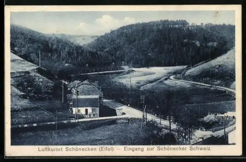 AK Schönecken /Eifel, Eingang zur Schönecker Schweiz