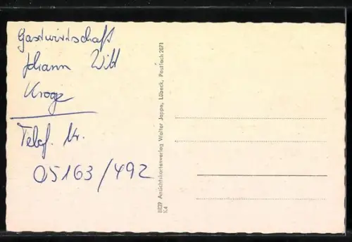 AK Kroge / Walsrode, Lüneburger Heide, Gast- u. Pensionhaus Joh. Witt, Kirche, Ehrenmal, Landschaft