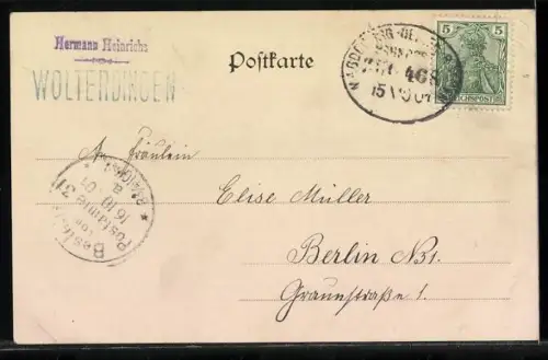 AK Visselhövede /Lüneburger Heide, Schloss Kettenburg, Gewässer