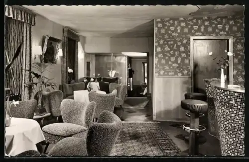 AK Cröv /Mosel, Hotel Reichshof, Besitzer Gebr. Neidhöfer, Innenansicht Restaurant