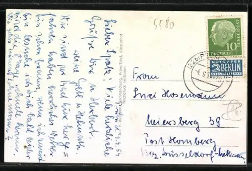 AK Prüm /Eifel, Ortsansicht mit Kirche