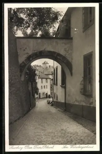 AK Saarburg /Trier, Am Warsbergerhaus