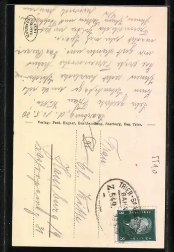 AK Saarburg /Trier, Am Warsbergerhaus