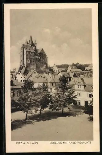 AK Diez a. d. Lahn, Schloss, Kasernenplatz