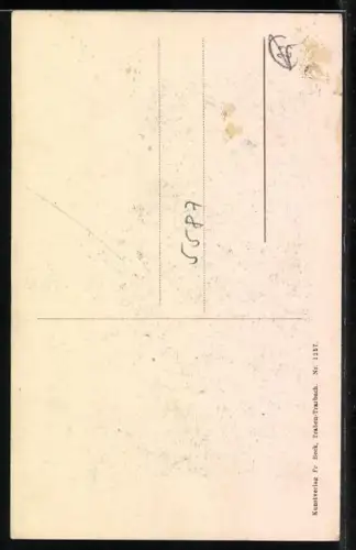 AK Pünderich /Mosel, Fährhaus, Zierfenster mit Masken