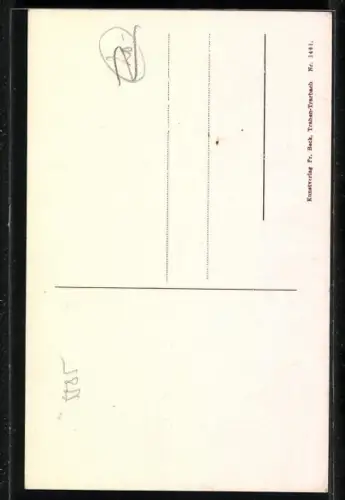 AK Enkirch /Mosel, Haus an der Kirche in der Langegrabenstrasse