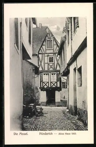 AK Pünderich /Mosel, Altes Haus 1563