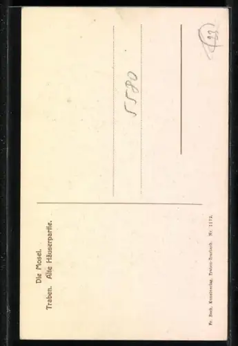 AK Traben /Mosel, Alte Häuserpartie