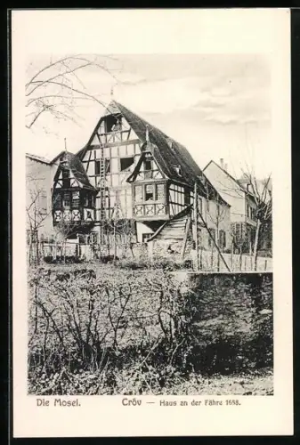 AK Cröv /Mosel, Haus an der Fähre 1588