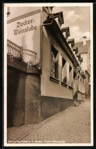 AK Bernkastel-Kues a. d. Mosel, Gasthaus Doctor-Weinstube