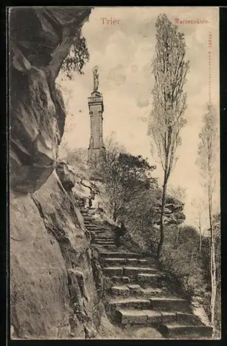 AK Trier, Treppe zur Mariensäule